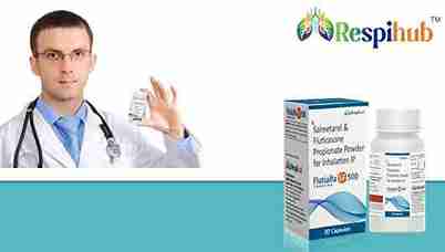 Flutialfa SF 500 Capsule at the best price in Bronchodilator Pharma Franchise for Bronchodilator/Anti-inflammatory, Asthma and COPD Management.